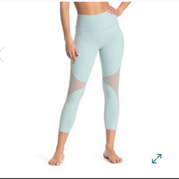 baby blue yoga pants